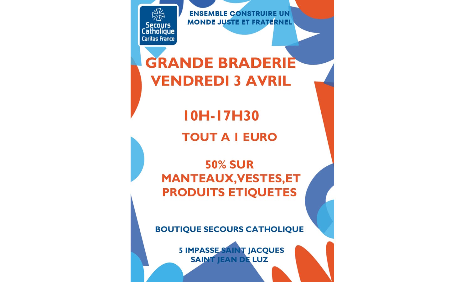 Braderie du Secours catholique