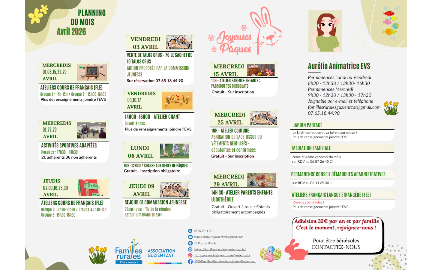 Chasse aux oeufs de Pâques de l'EVS