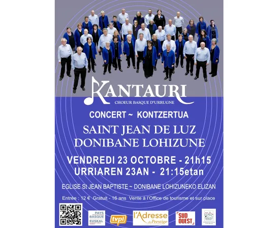 Concert de la chorale Kantauri