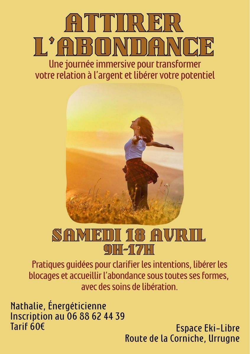 Journée de transformation "Attirer l'Abondance"