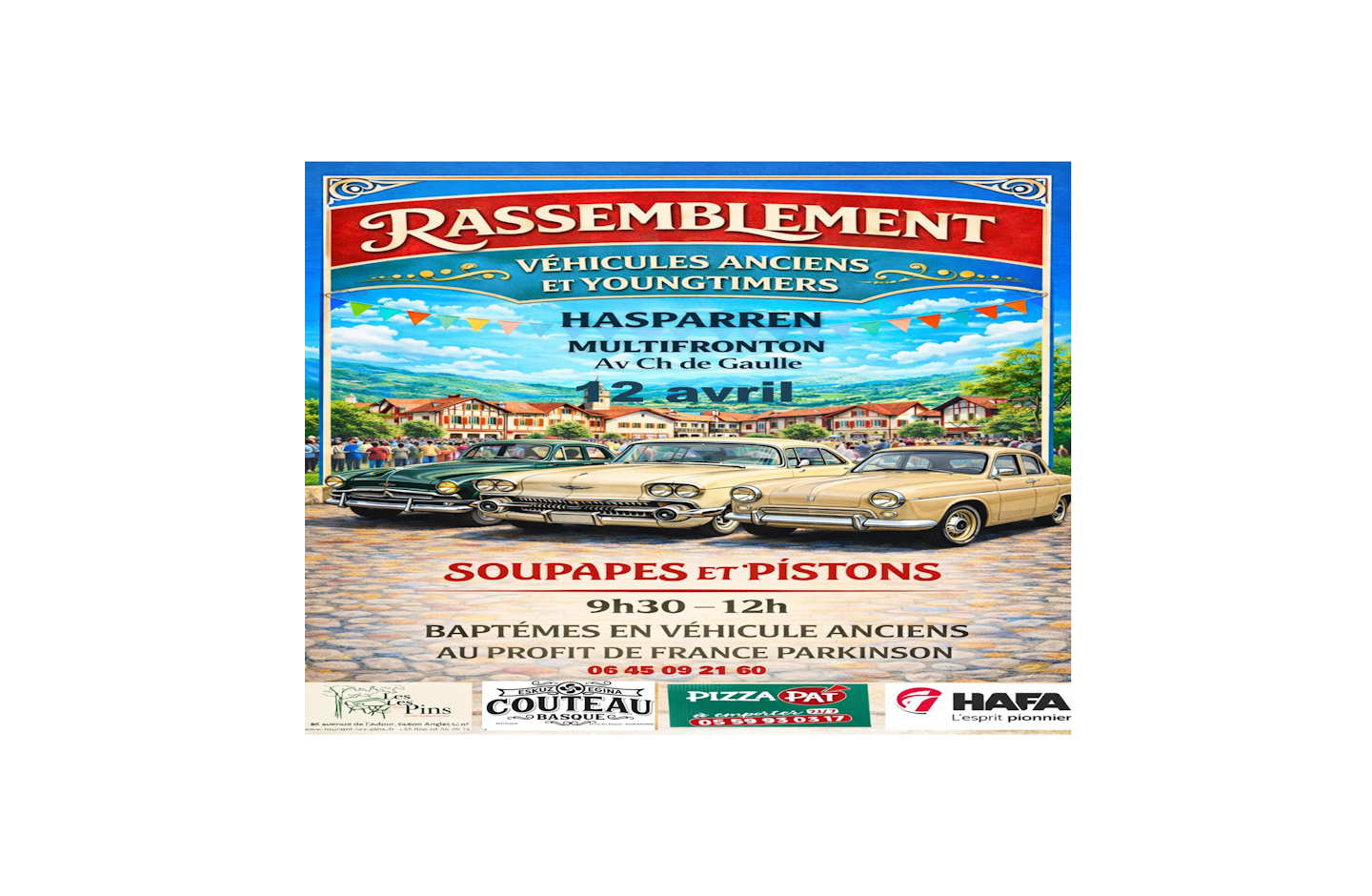 Rassemblement de véhicules anciens et youngtimers