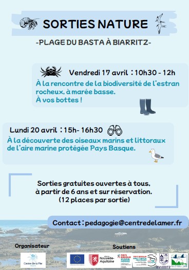 Sortie nature avec le Centre de la Mer