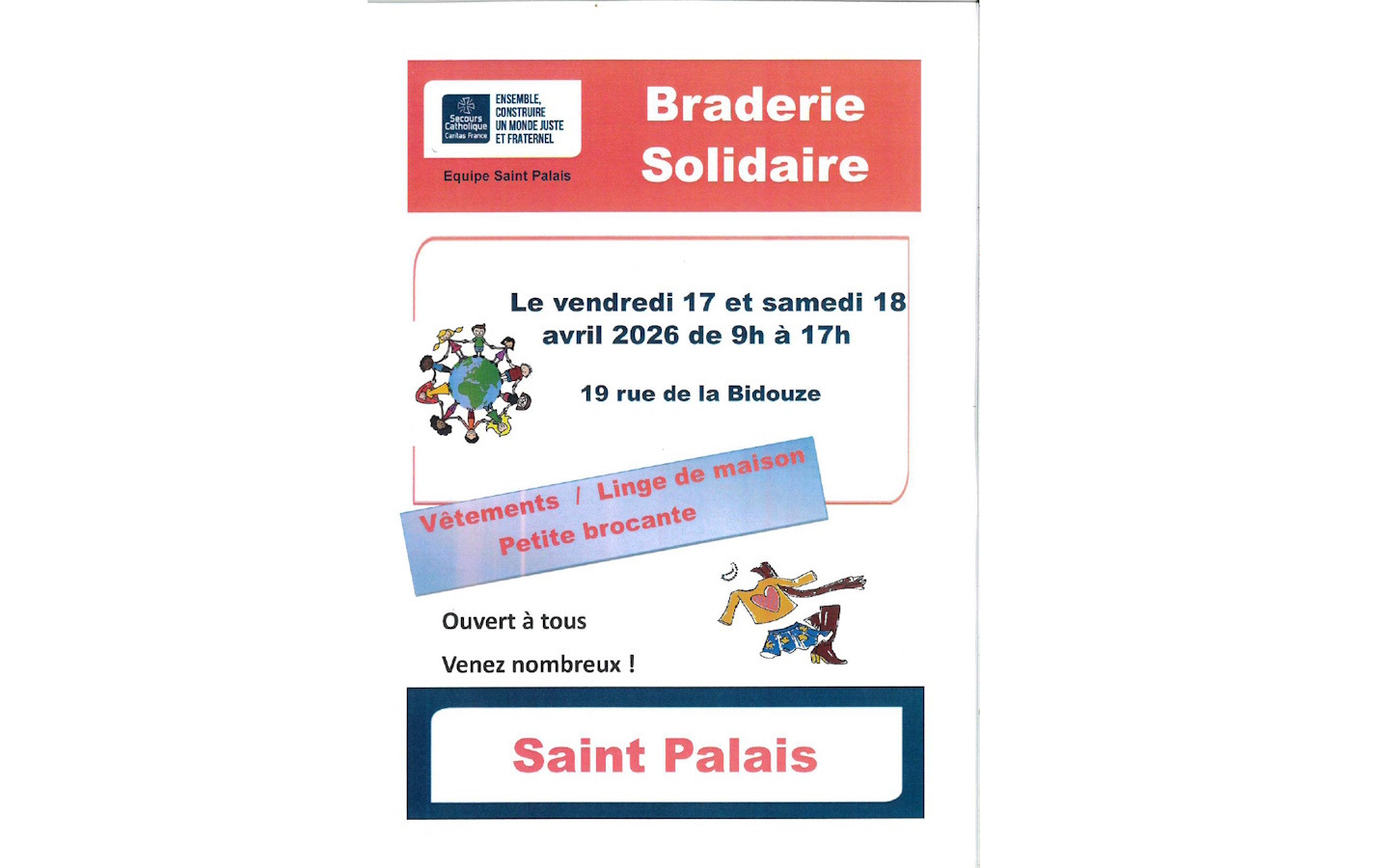Braderie solidaire