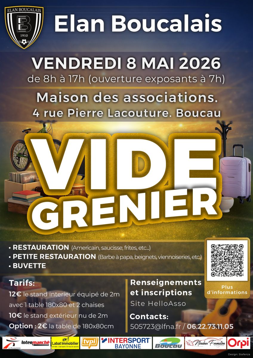 Vide greniers de l'Elan Boucalais