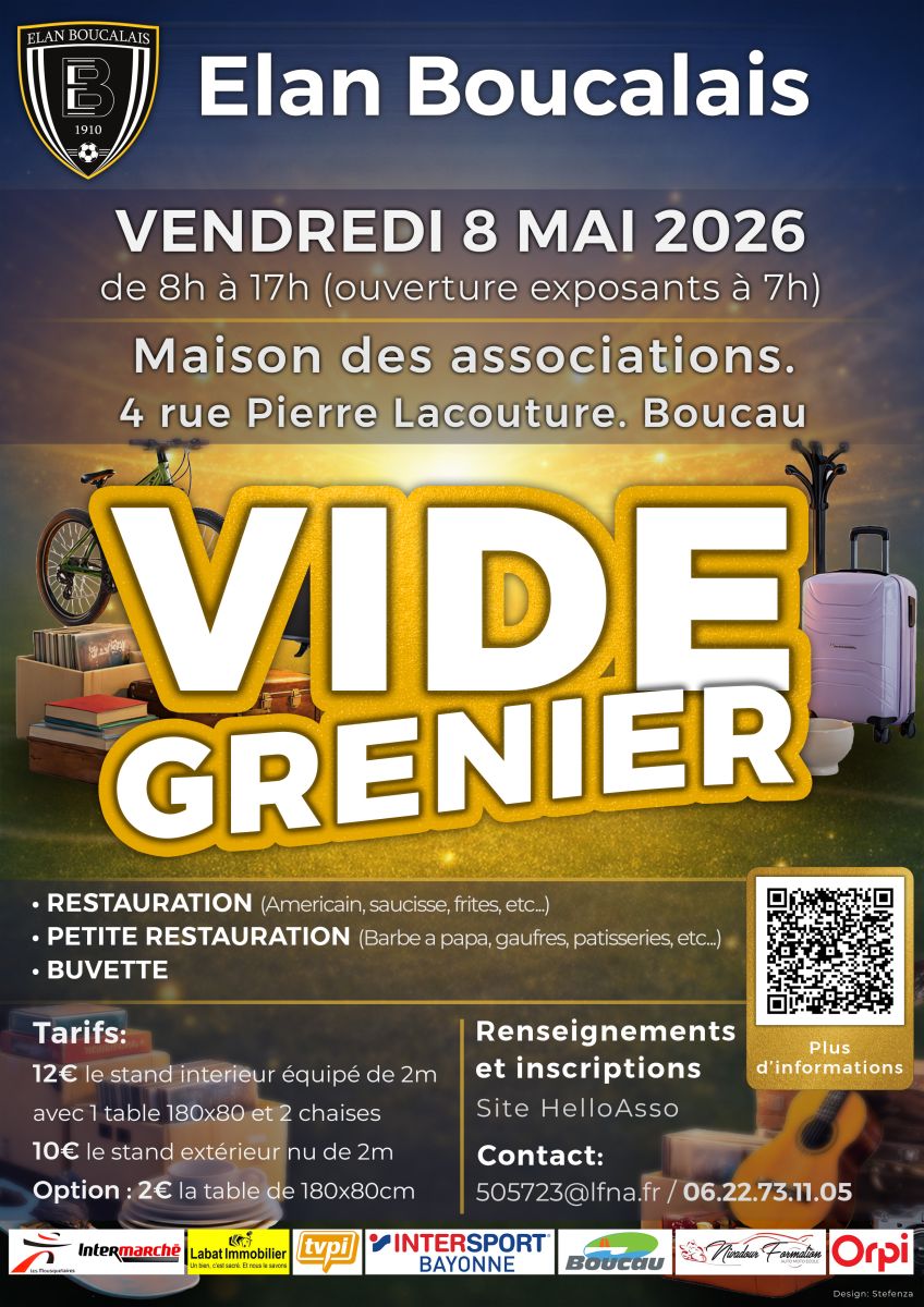 Vide greniers de l'Elan Boucalais