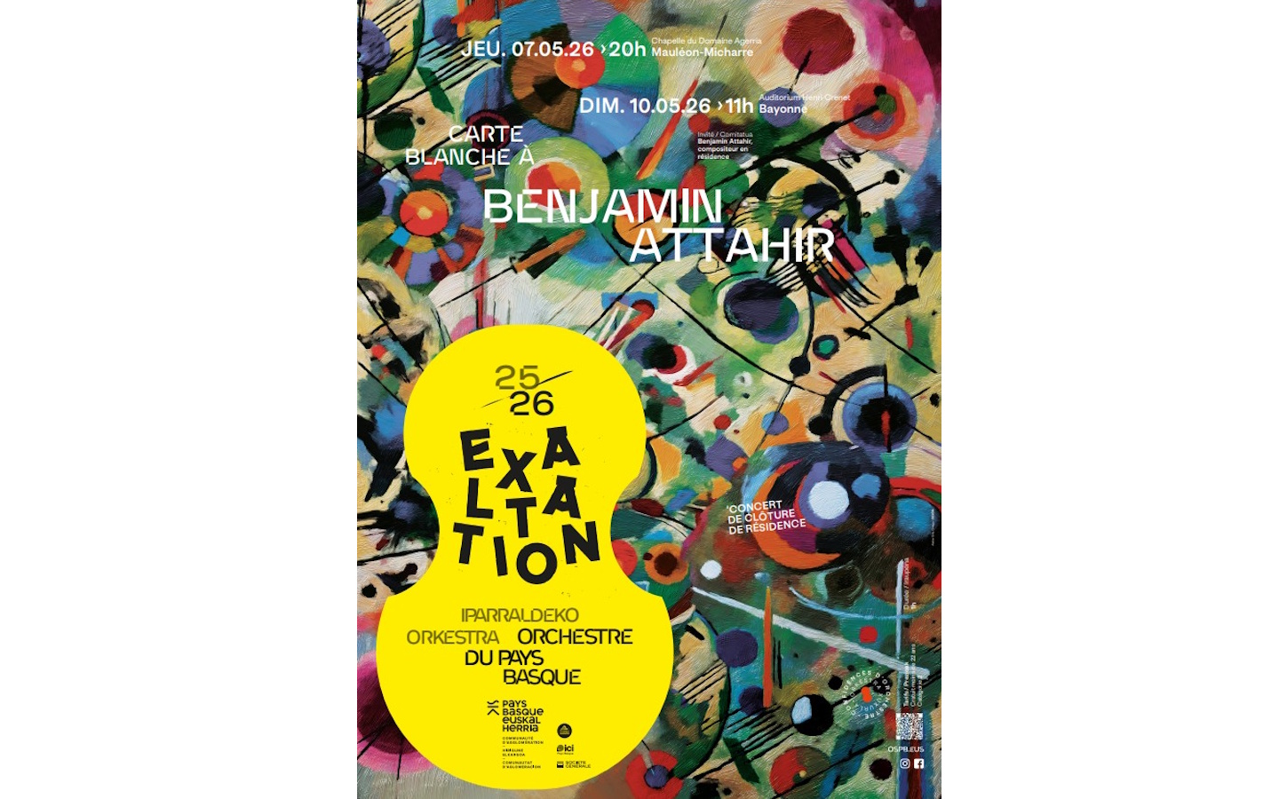 Concert : carte blanche à Benjamin Attahir