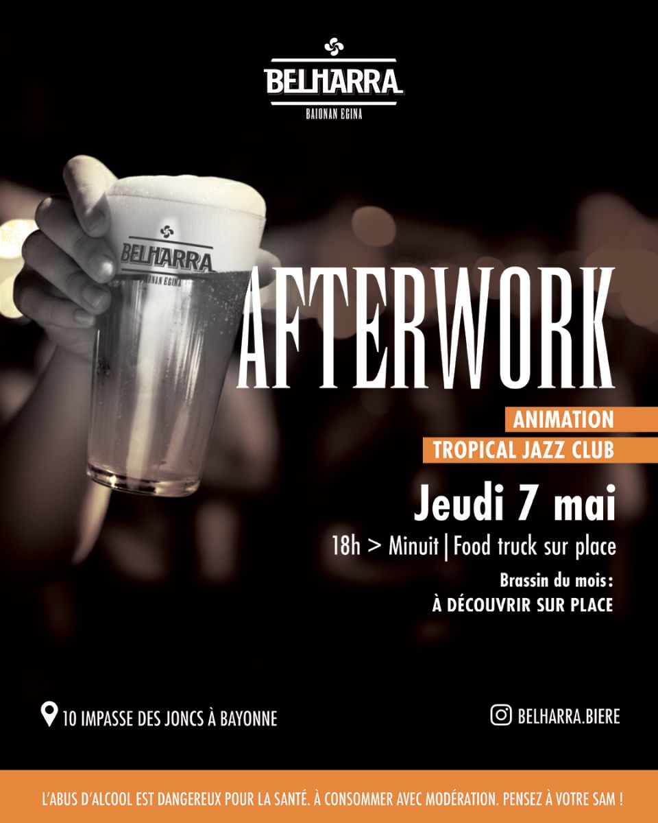 Afterwork - Brasserie Belharra® à Bayonne