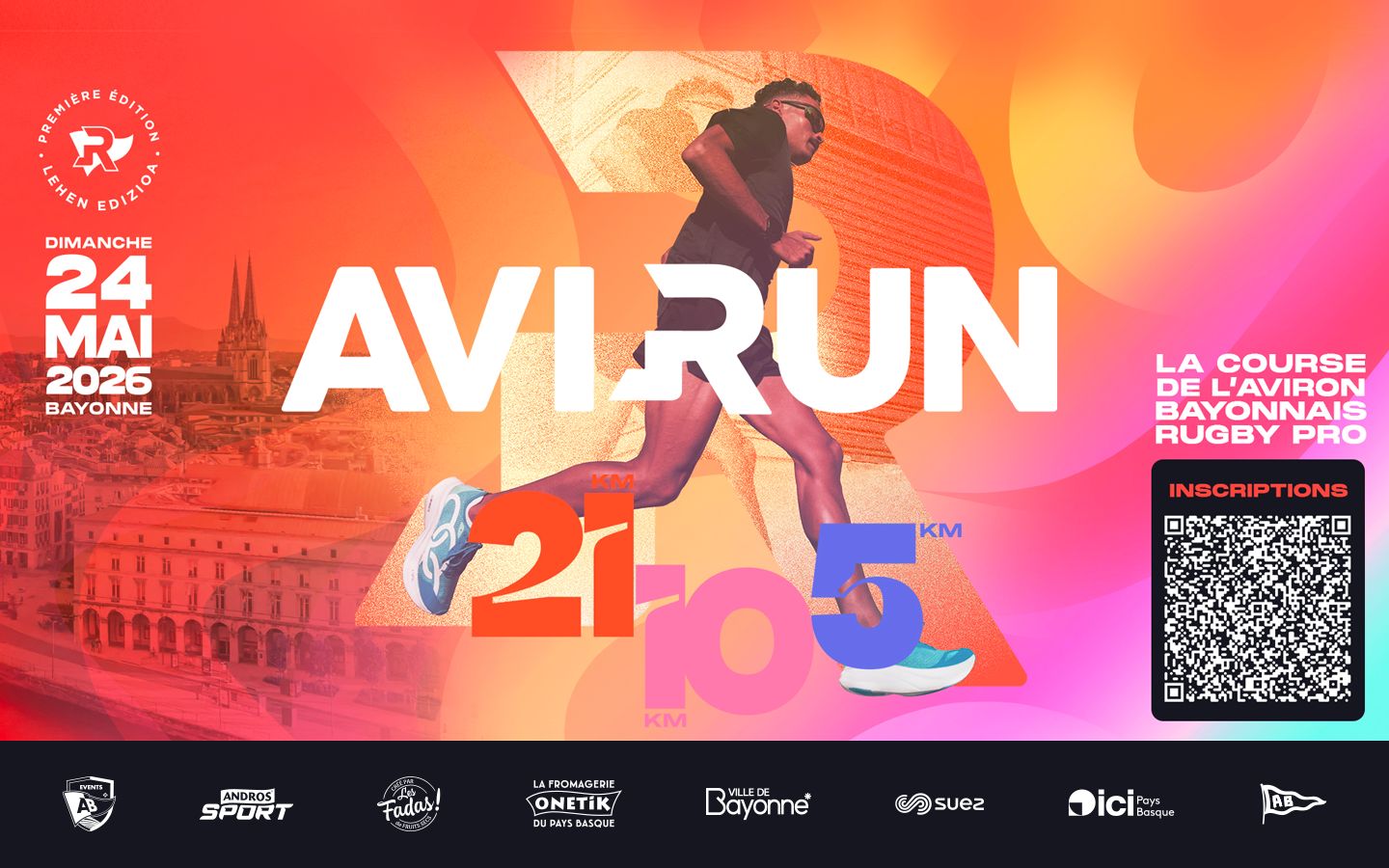 AVIRUN 2026 : la course de l'Aviron Bayonnais