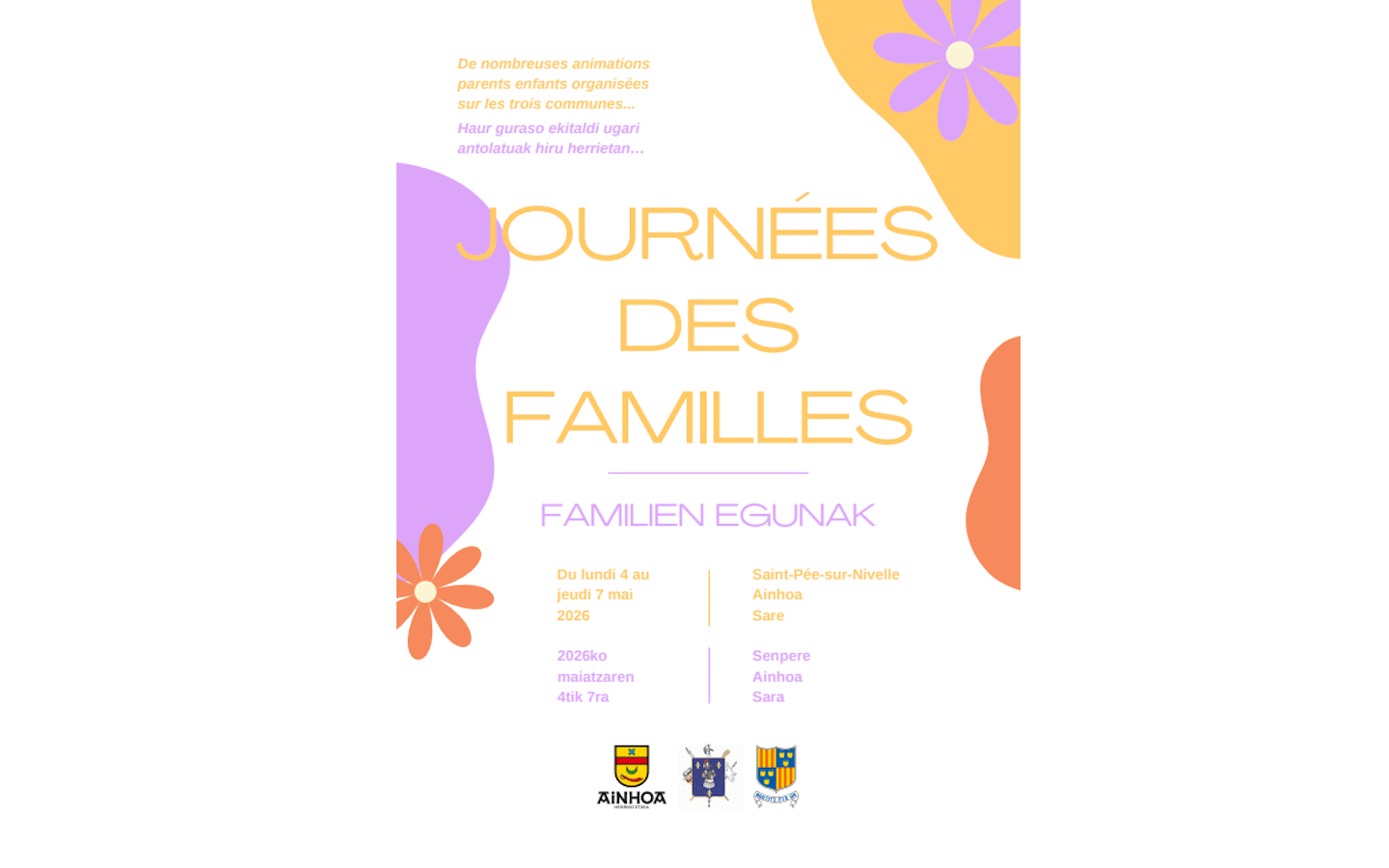 Journées départementales des familles
