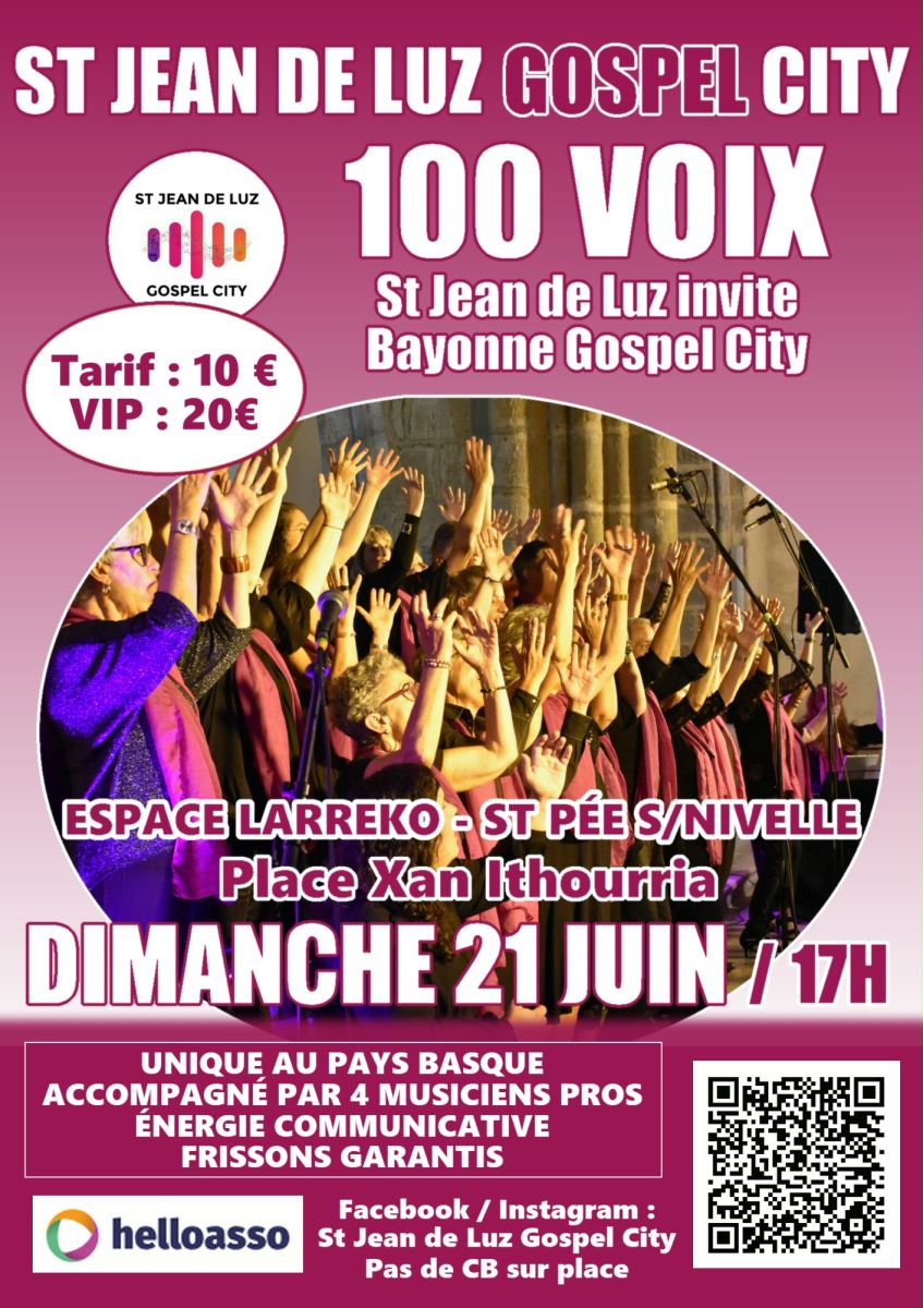 St Jean de Luz Gospel City en concert