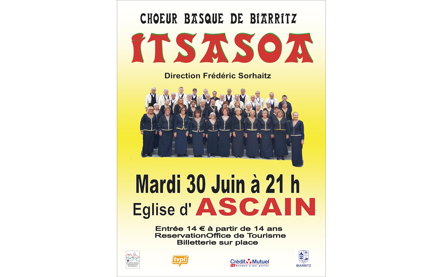 Concert de chants basques avec le chœur mixte  ...