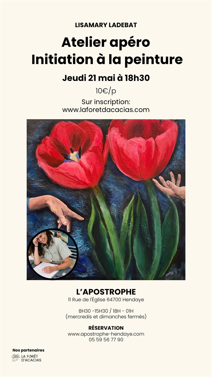 Atelier apéro - Initiation à la peinture