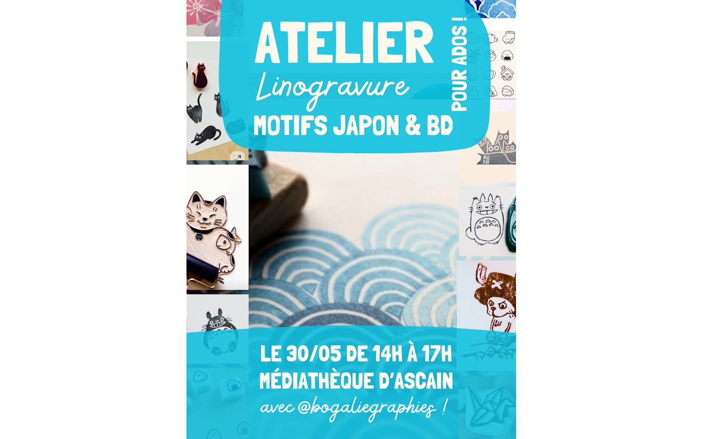 Atelier linogravure
