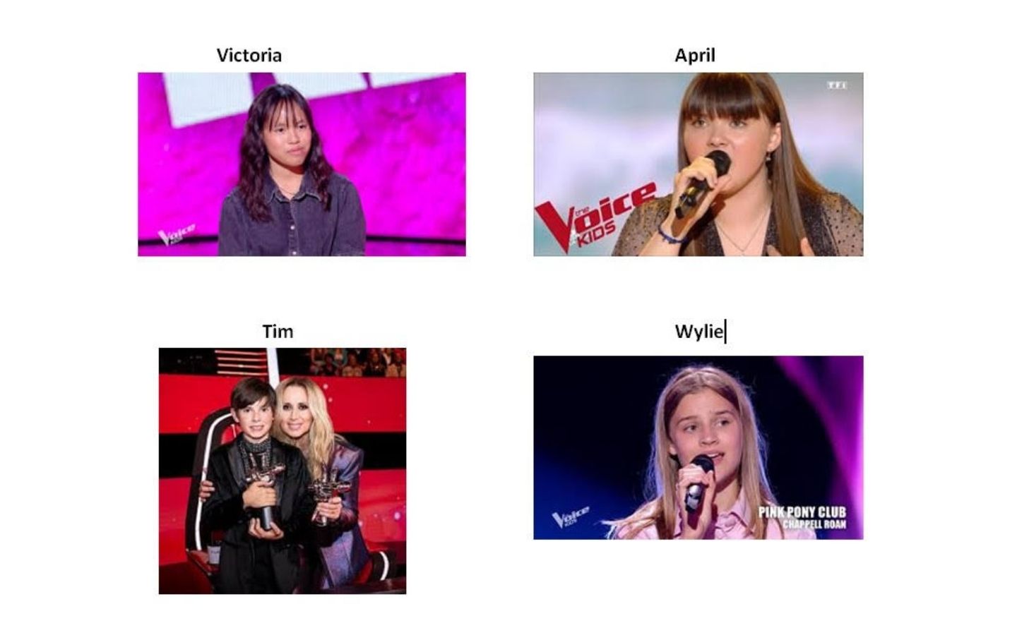 Concert au kiosque -The voice Kids