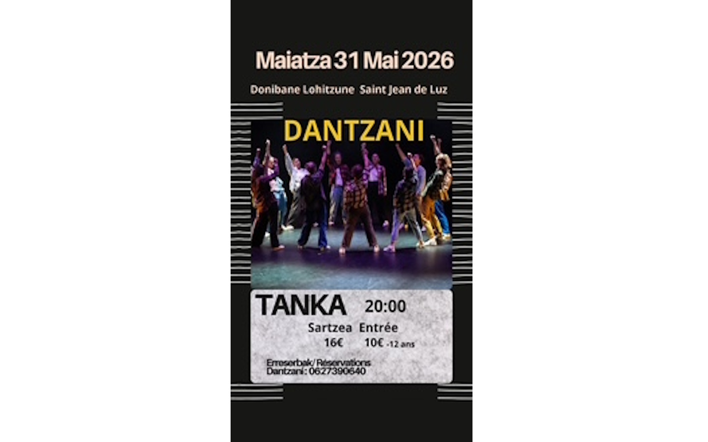 Spectacle de danse : Dantzani