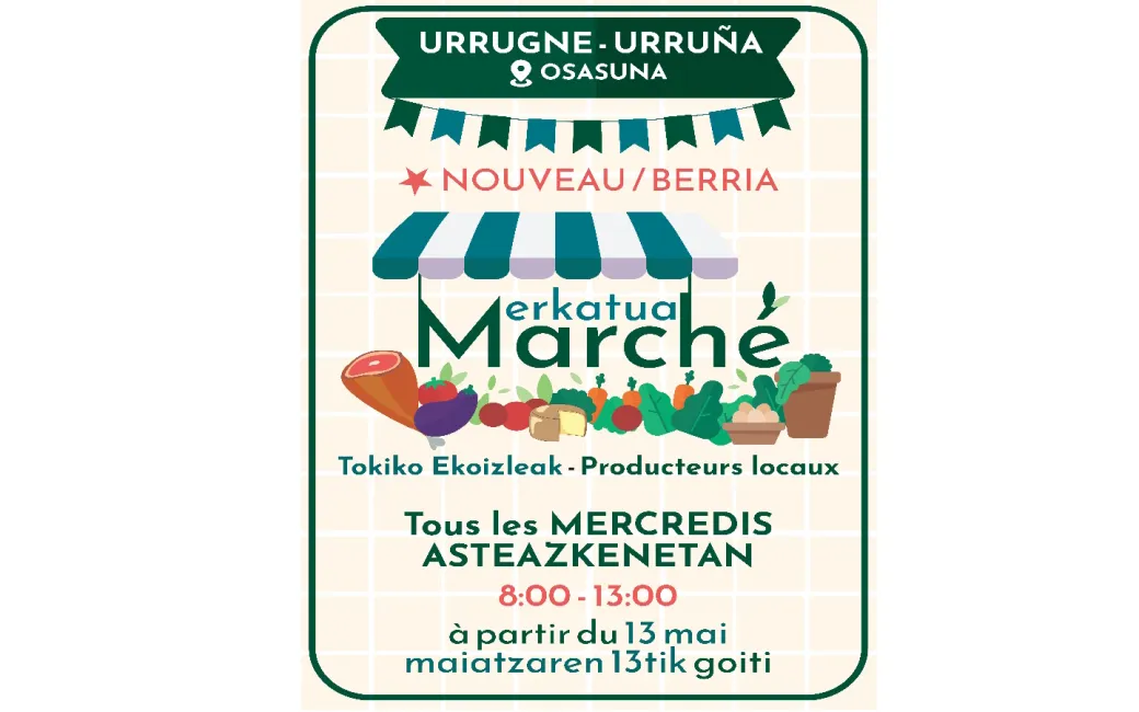 Marché d'Urrugne - Crédit: MAIRIE URRUGNE | CC BY-NC-ND 4.0