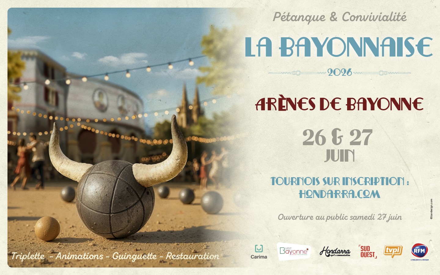 La Bayonnaise : tournoi de pétanque Grand public