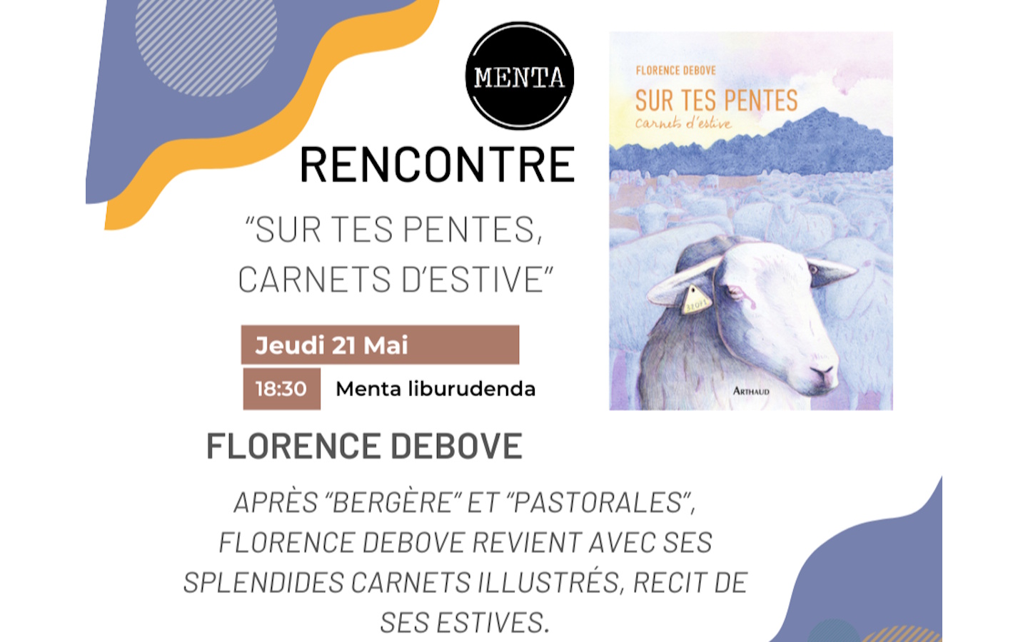 Rencontre "Sur tes pentes, carnets d'estive" a ...