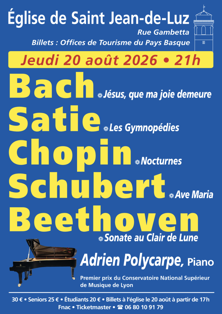 Récital de Piano par Adrien Polycarpe