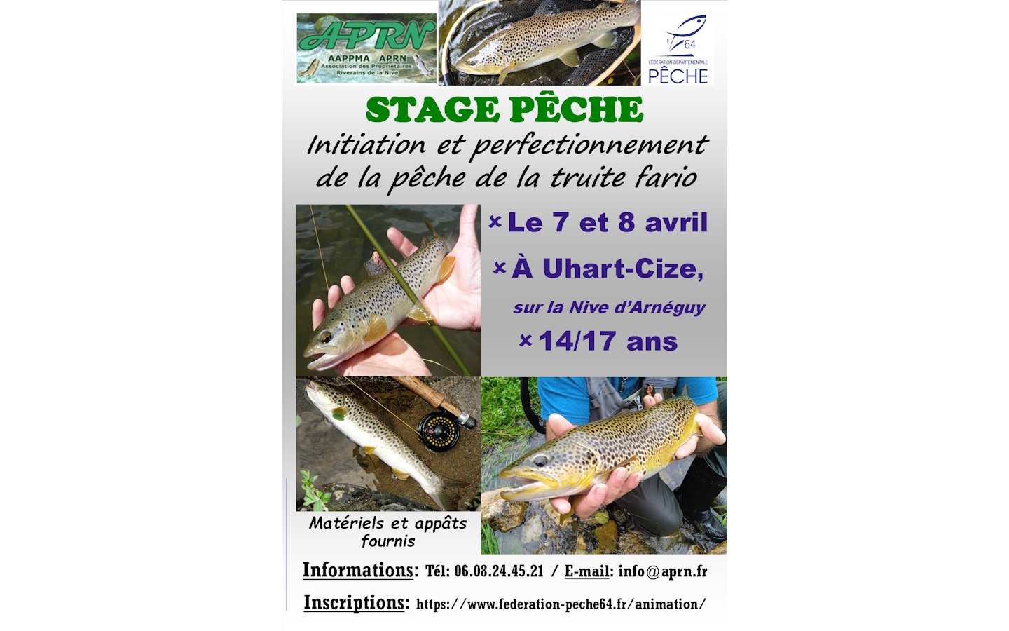 Stage de pêche : tout mode de pêche de la trui ...