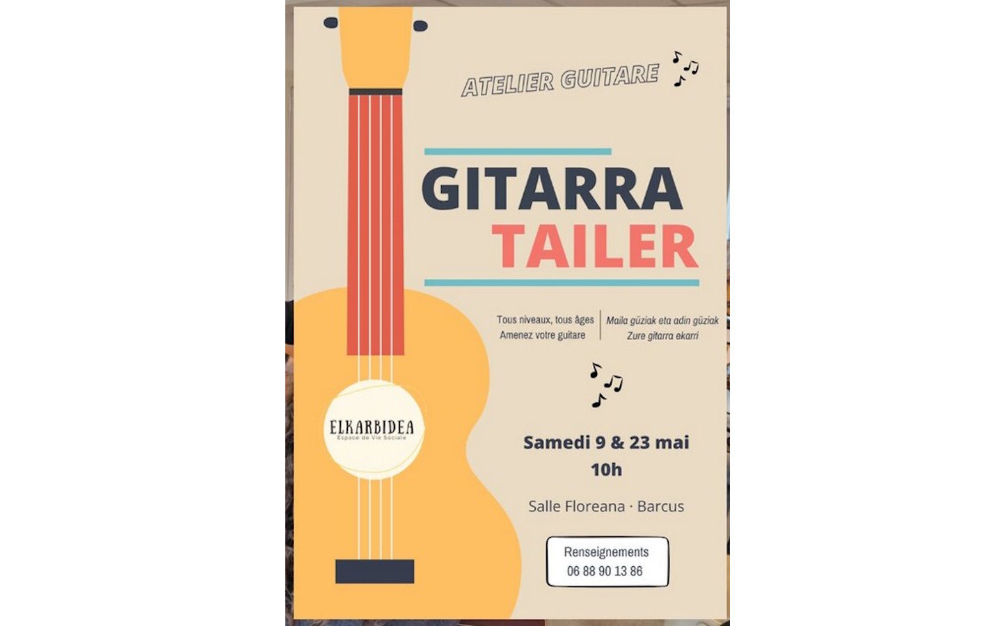 Atelier guitare