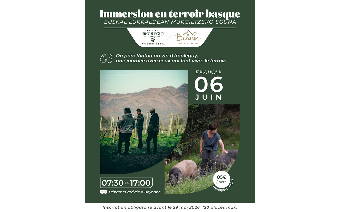 Immersion en terroir basque : Belaun et Cave d ...