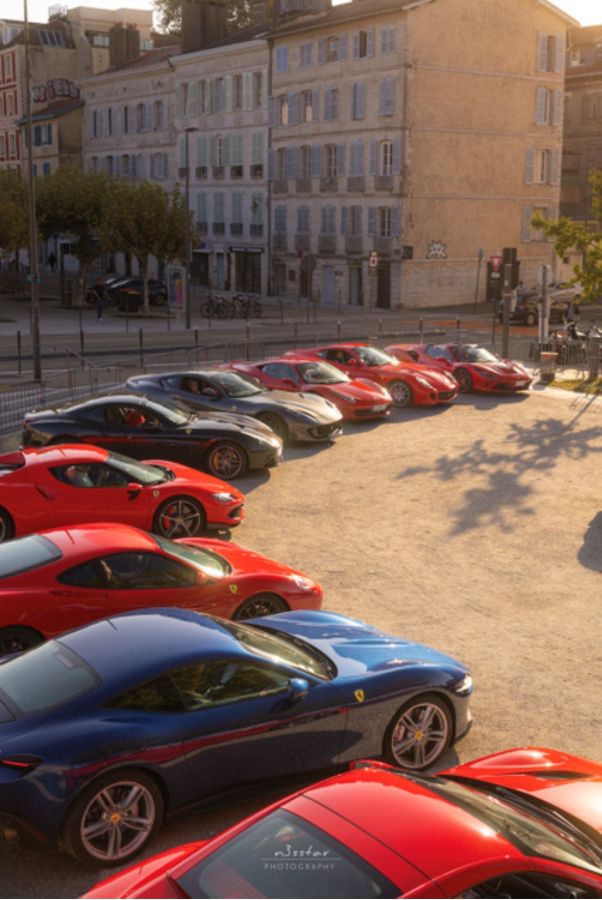Meeting ferrari côte Basque organisé par lions ...