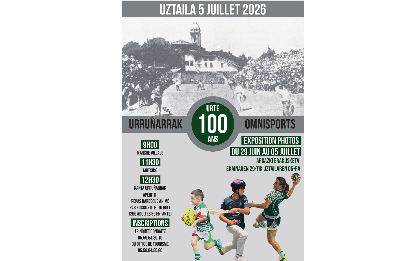 Centenaire de l'Urruñarrak omnisports