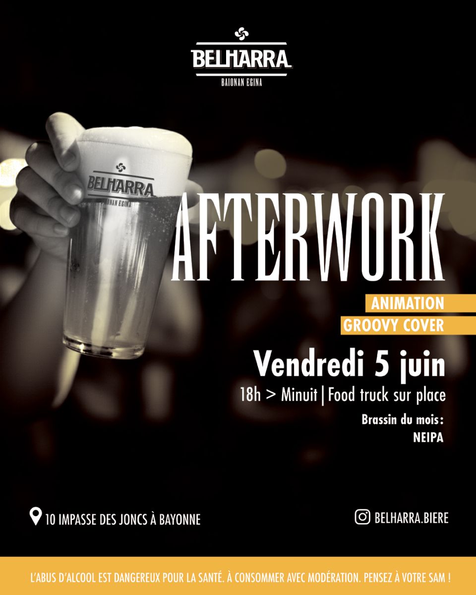 Afterwork à la Brasserie Belharra® à Bayonne