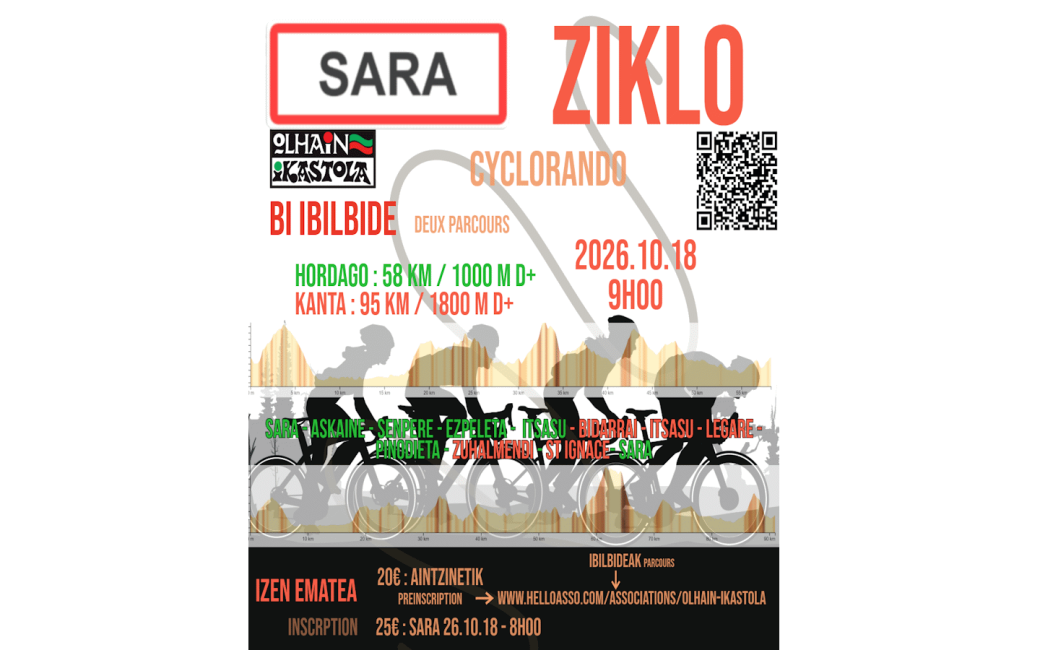 Sare Cyclorando - Crédit: SARA Ziklo | CC BY-NC-ND 4.0