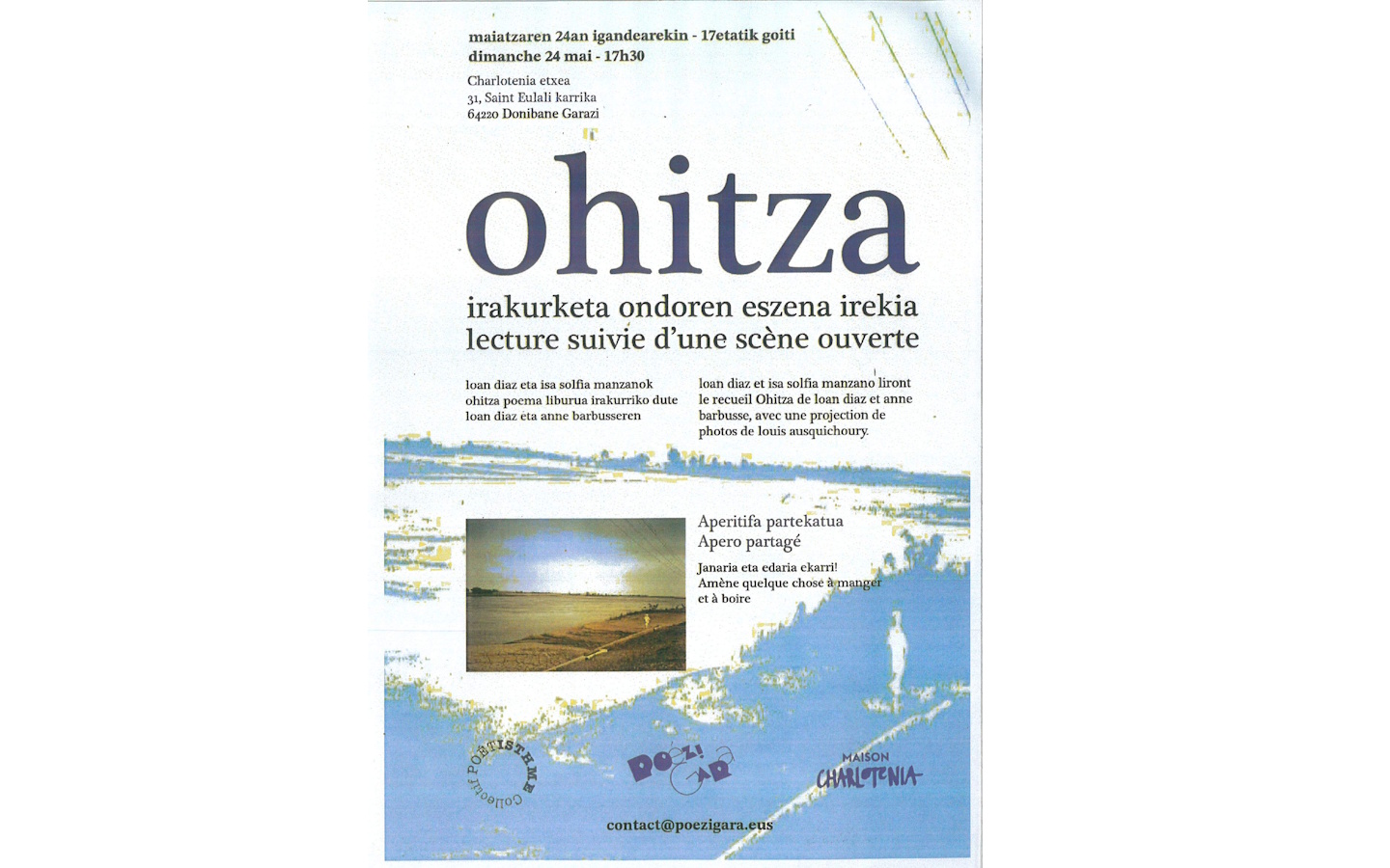 Ohitza : lecture suivie d'une scène ouverte et ...