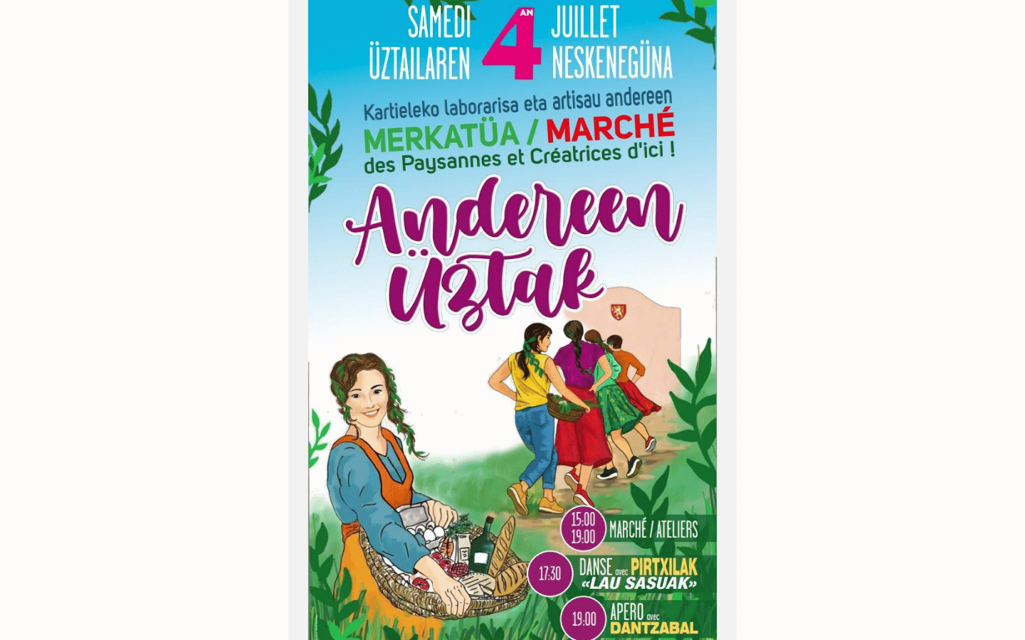 Marché des paysannes et créatrices d'ici