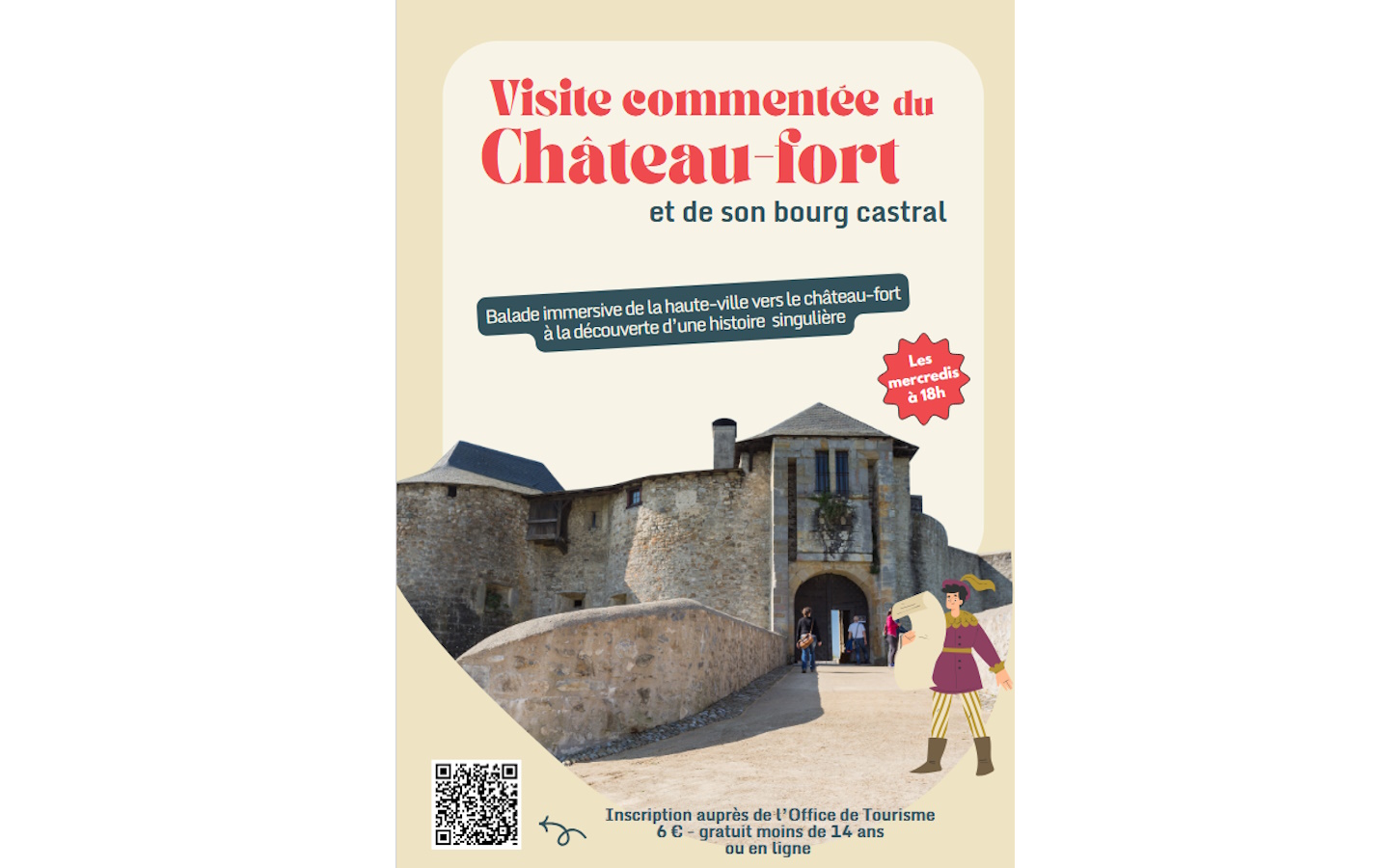 Visite guidée du château fort de Mauléon et so ...