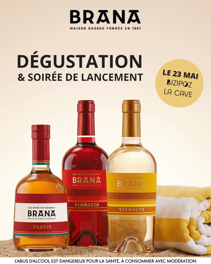 DEGUSTATION GRATUITE LIQUEURS BRANA