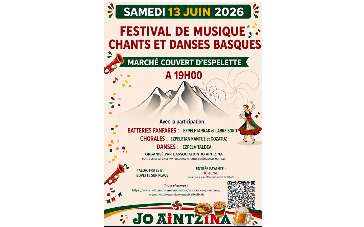 Festival de musique, chants et danses basques