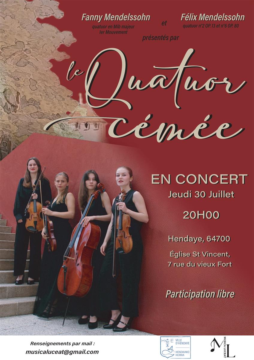 Concert - Le Quatuor cémée