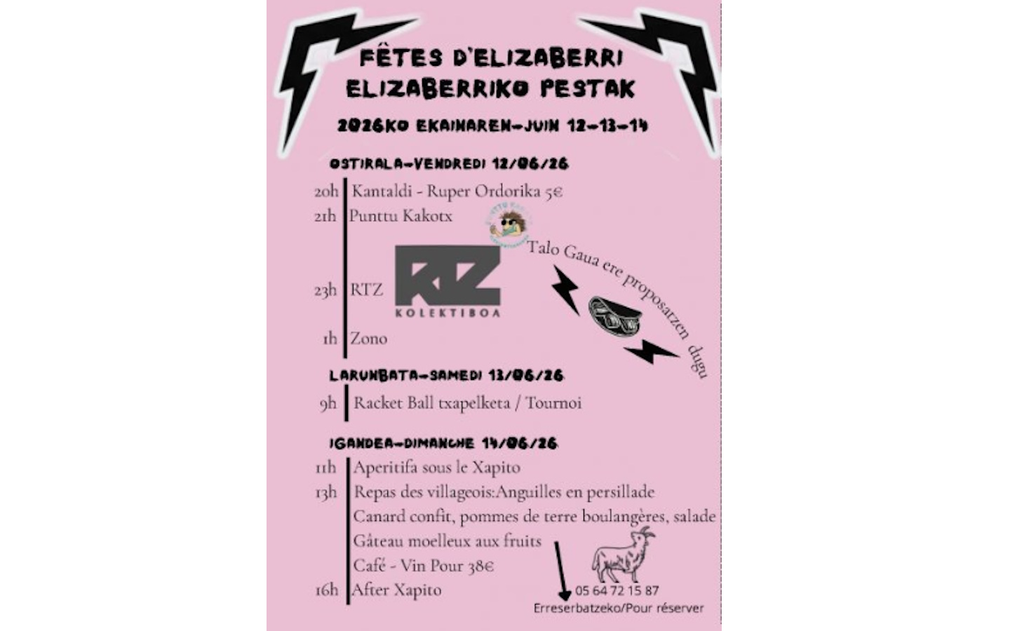 Fêtes du quartier Elizaberri