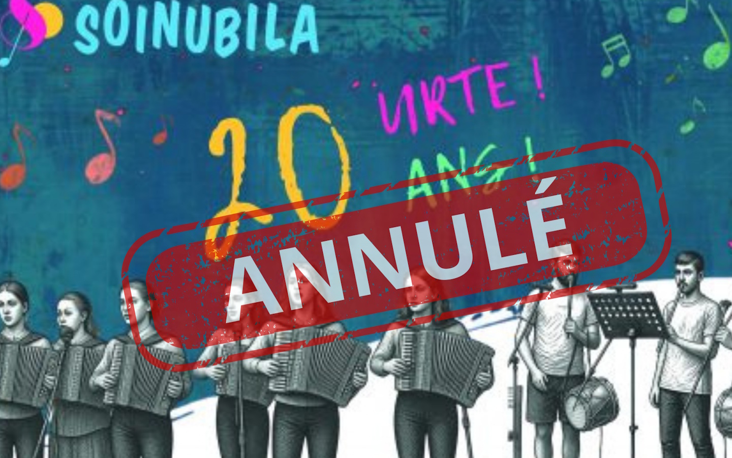 ANNULATION - Soinubila fête ses 20 ans !