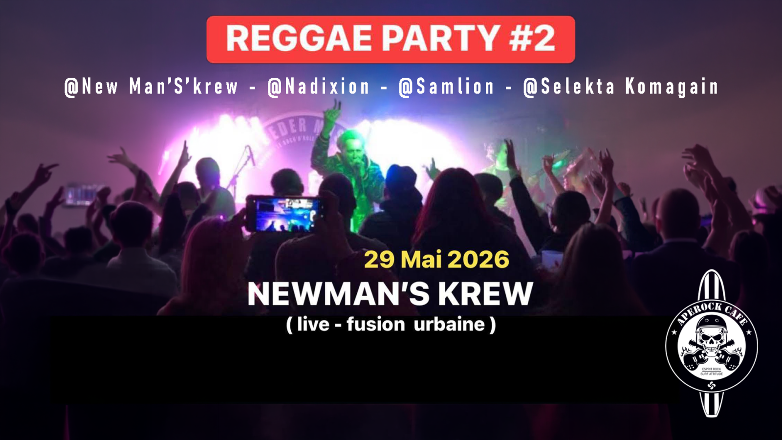 NEW MAN'S KREW - REGGAE LIVE FUSION URBAINE