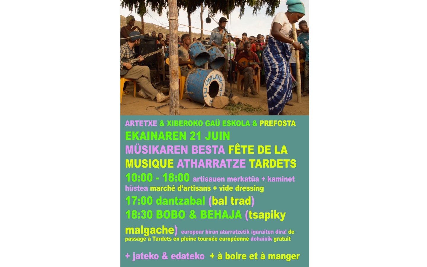 Fête de la musique et marché d'artisans