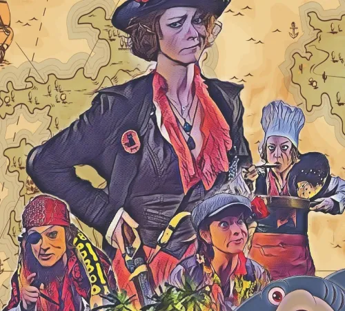 Ambre la rouge et l'île mystérieuse