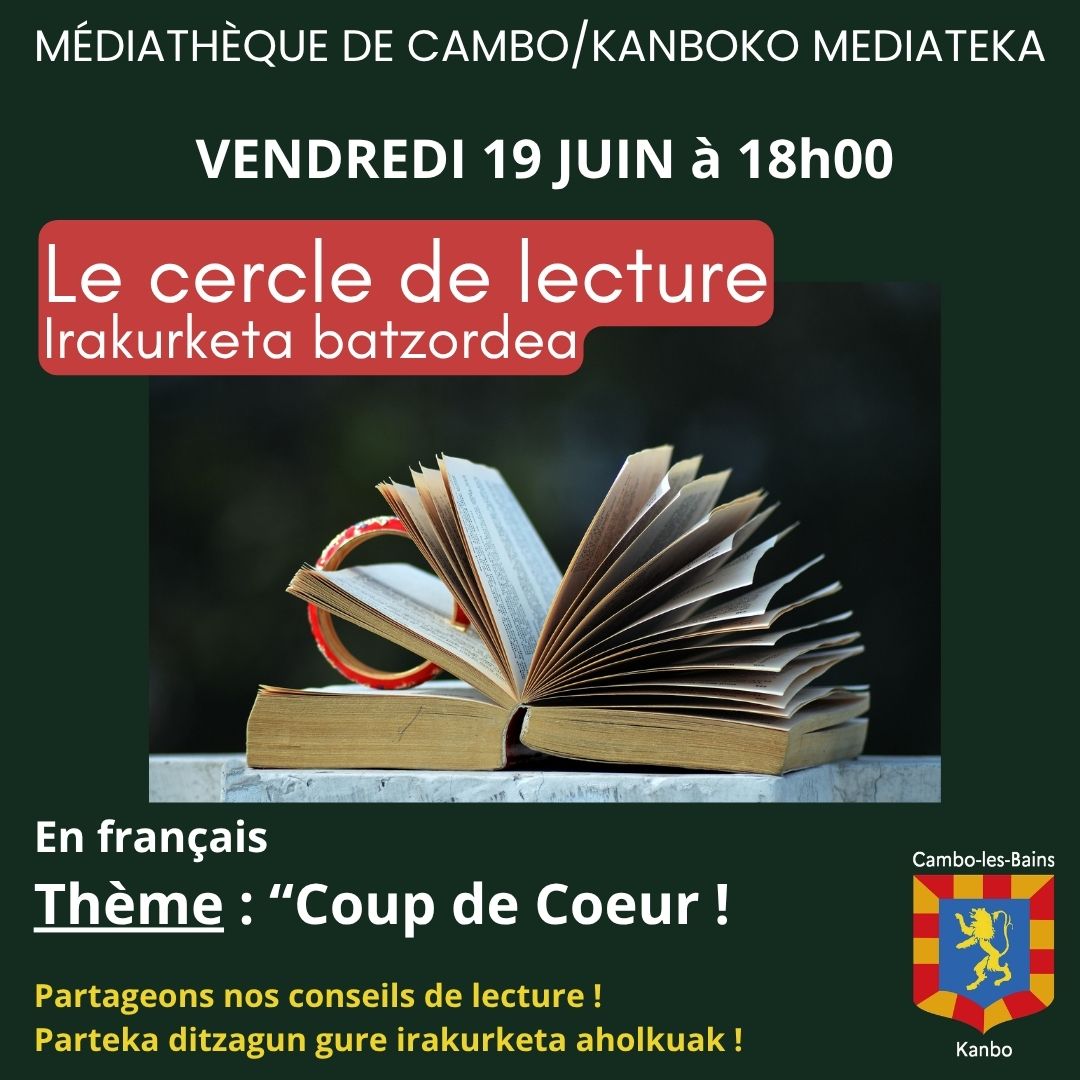 Cercle de lecture sur le thème "Coup de coeur !"