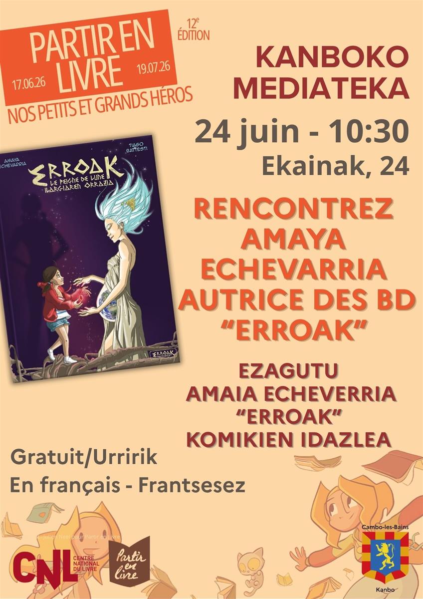 Rencontre avec Amaia Echeverria autrice des BD ...