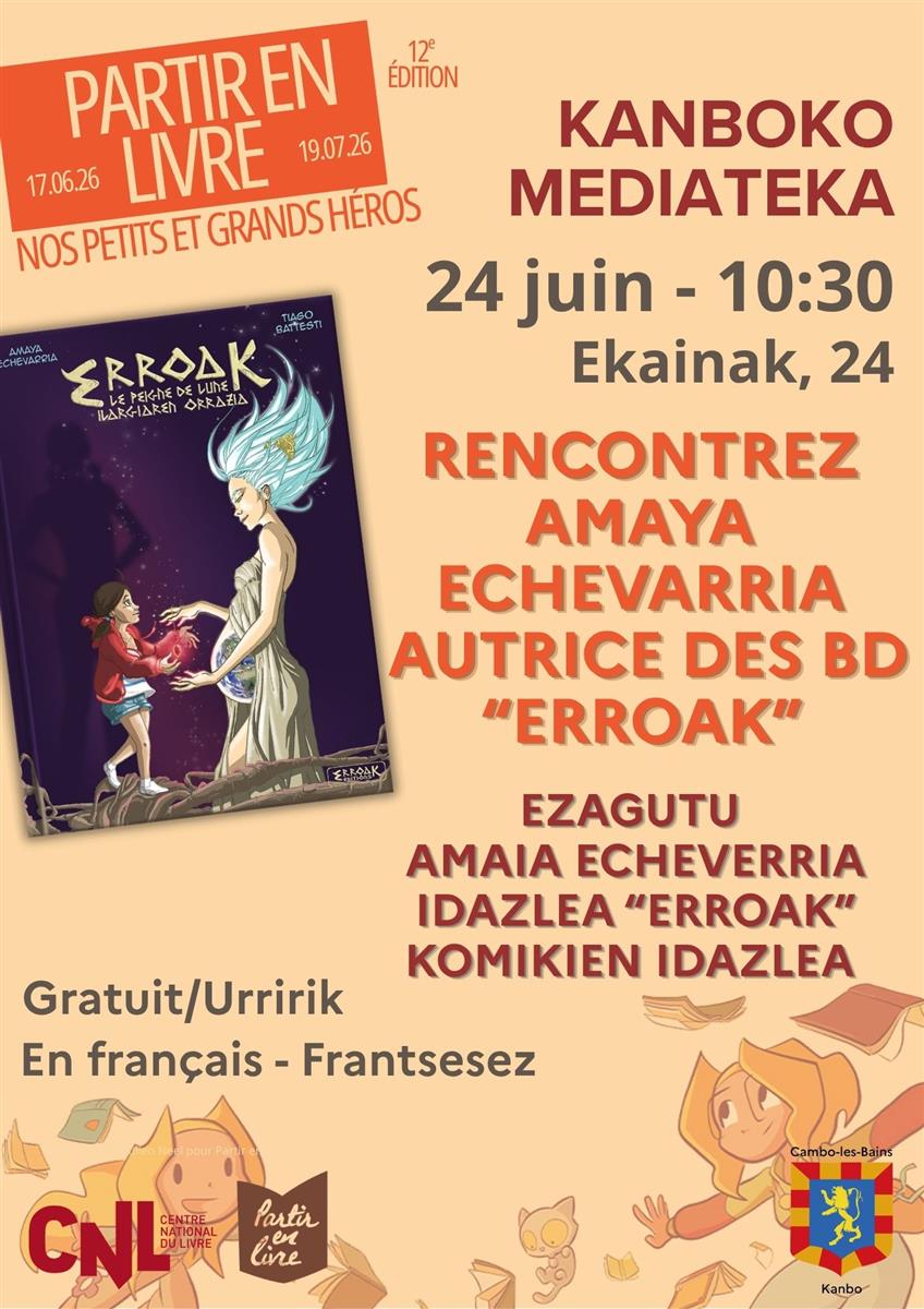 Rencontre avec Amaia Echeverria autrice des BD ...