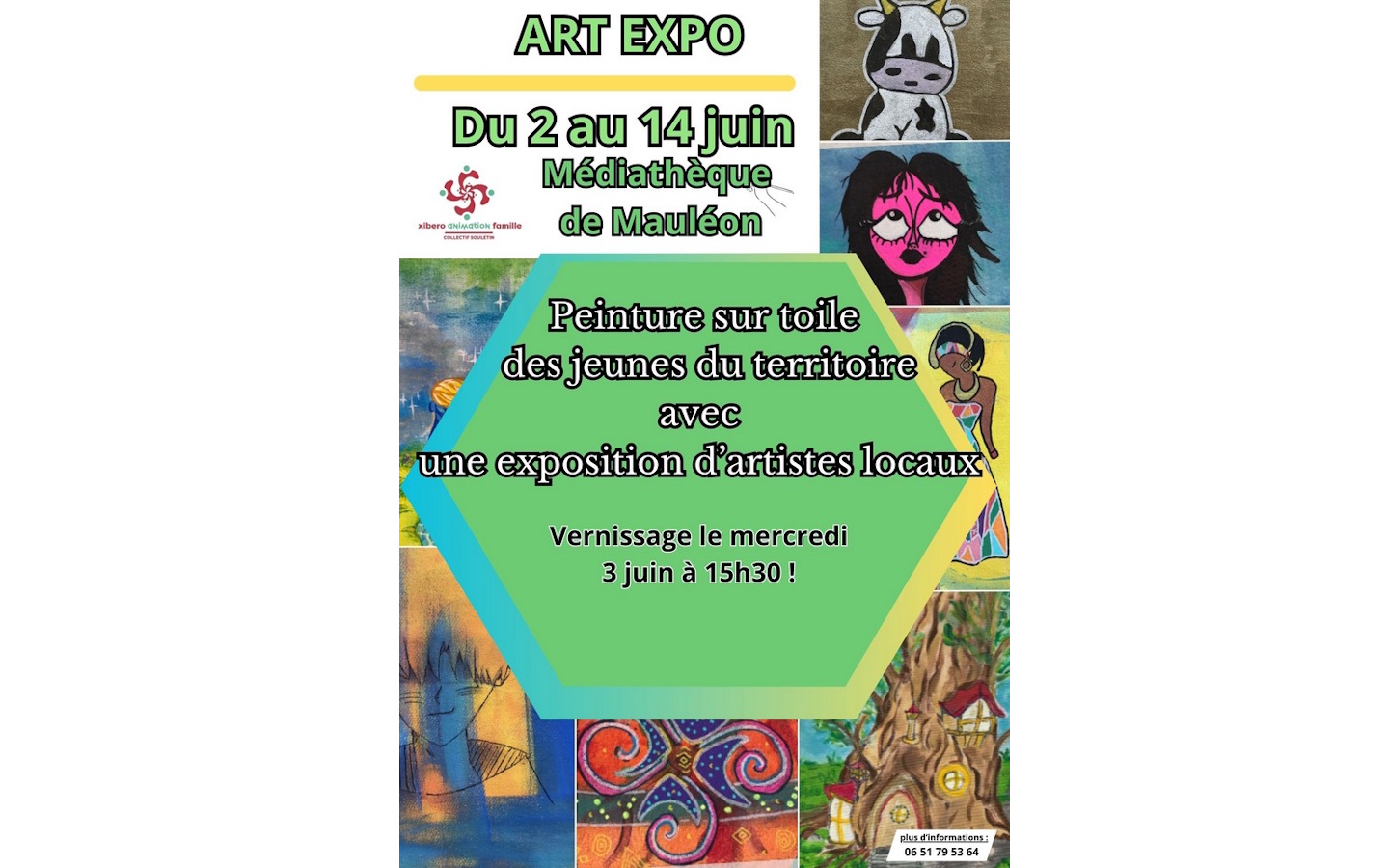 Art expo : peinture sur toile