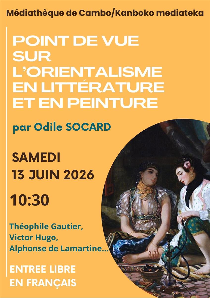 Conférence "point de vue sur l'orientalisme en ...