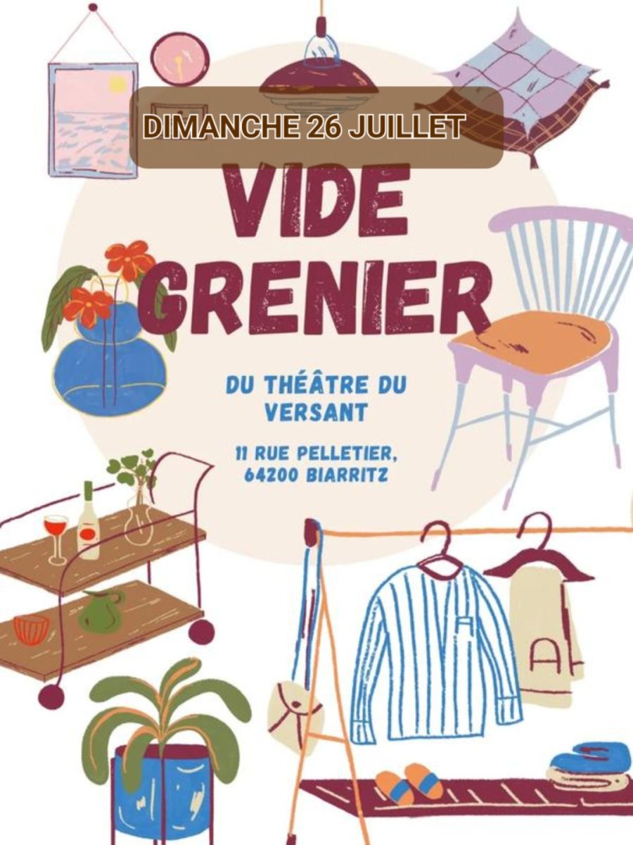 Vide grenier Théâtre du Versant