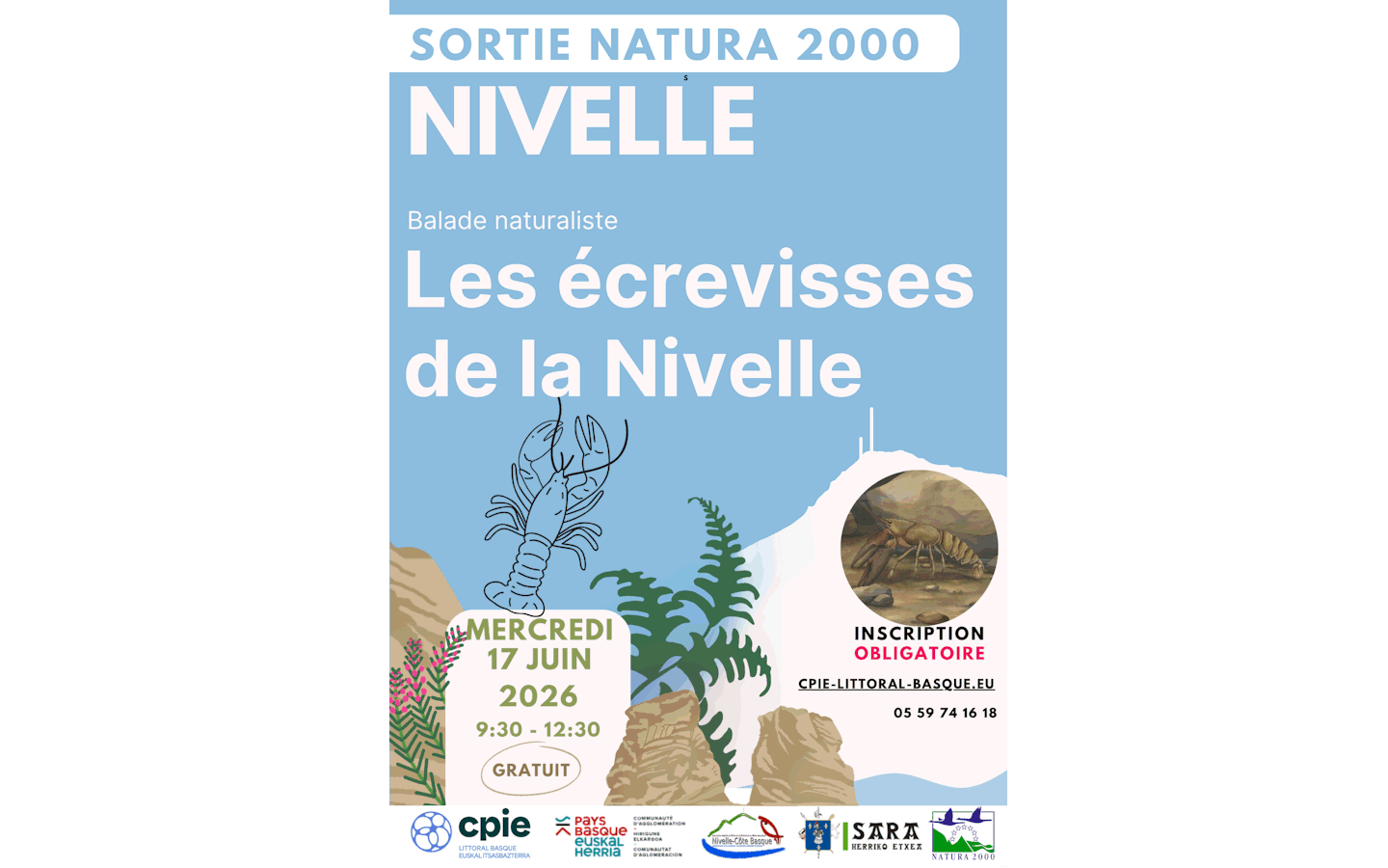 Sortie Natura 2000 CPIE : Les écrevisses de la ...