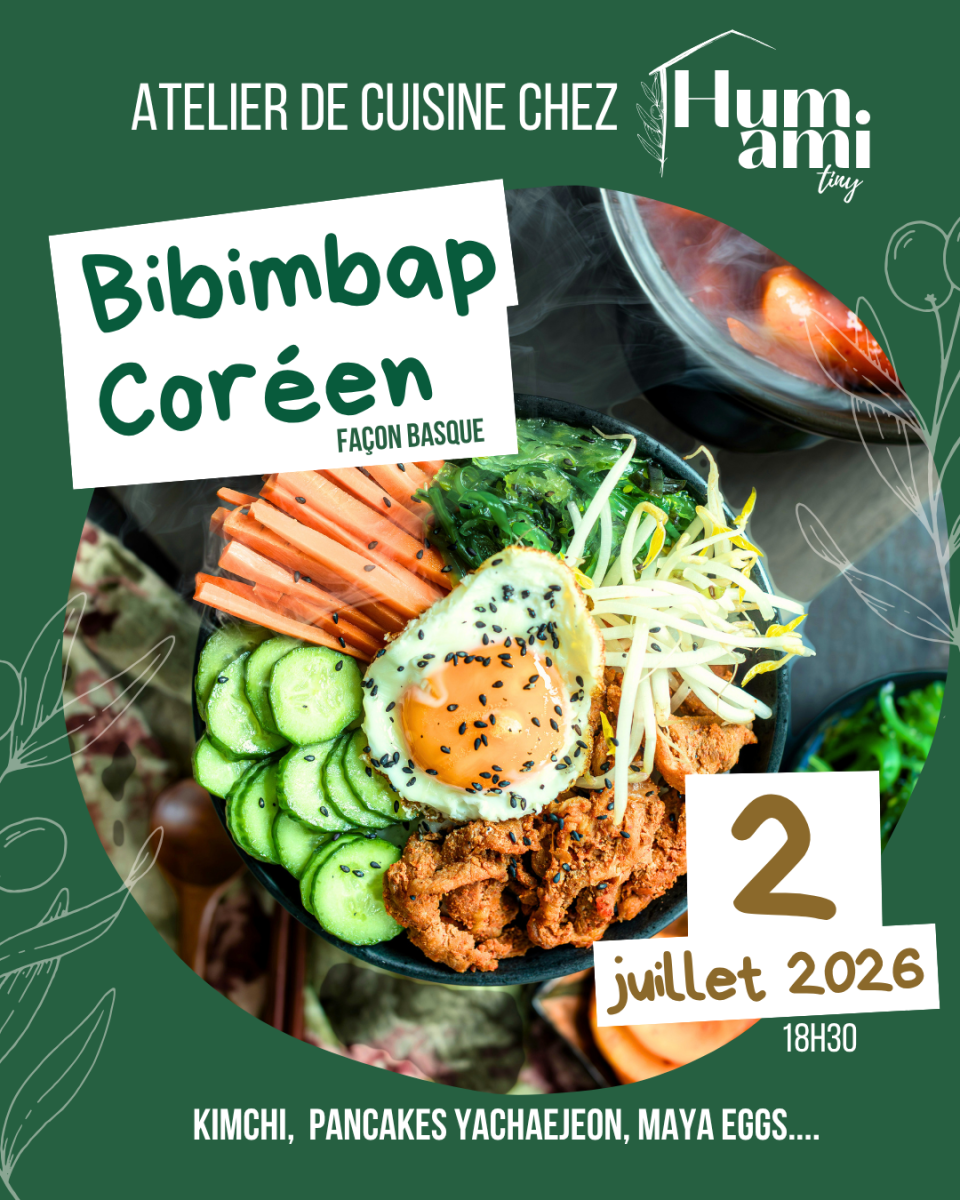 Apprenez l'art du Bibimbap coréen façon basque