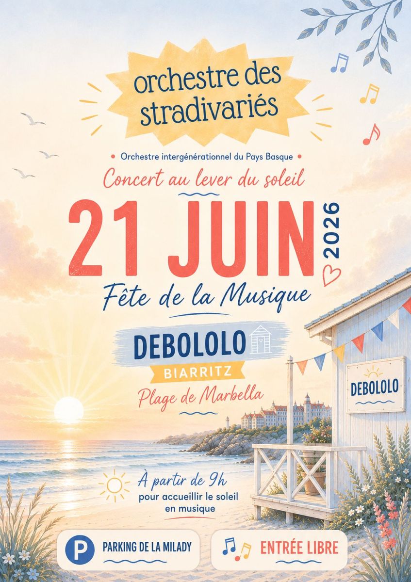 Concert lever de soleil 9h plage Marbella